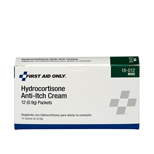 First Aid Only 18-012 Hydrocortisone Cream Packets, 12 Count First Aid OnlyAu supplements