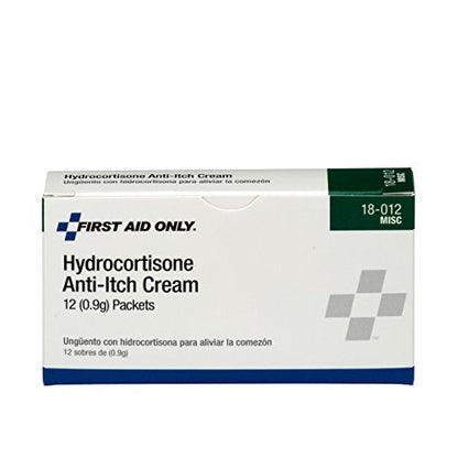 First Aid Only 18-012 Hydrocortisone Cream Packets, 12 Count First Aid OnlyUS supplements