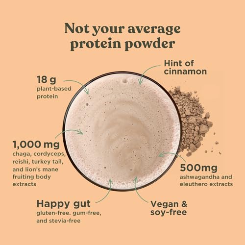 Four Sigmatic Organic Plant-Based Protein Powder Unflavored Protein with Lion’s Mane Four SigmaticUS supplements