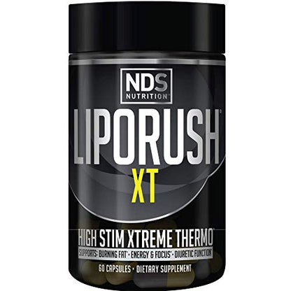 LIPORUSH NDS Nutrition XT - Concentrated Thermogenic with L-Carnitine & Teacrine LIPORUSHUS supplements