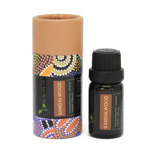 My Health A-Z Sandalwood Essential Oil, Organic 10ml (Santalum Album) Extracted My Health A-ZAu supplements