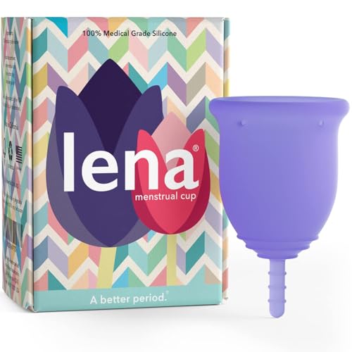 Lena Cup Reusable Menstrual Cup | Purple, Large | Experienced and Advanced Cup Users LenaAu supplements