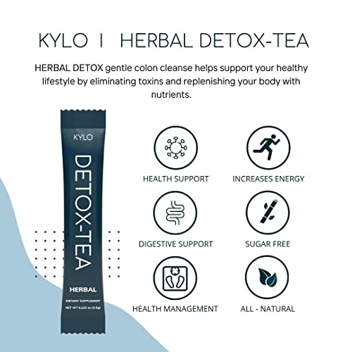 KYLO Instant Herbal Detox Tea - Support for Weight Management (30 Single-Serve Sticks) KYLOUS supplements