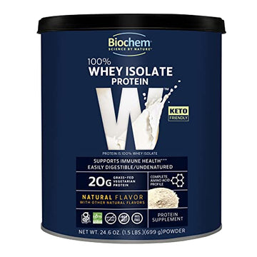 Biochem, Whey Protein Powder, 20g of Protein to Support Muscles and Intense Workouts BiochemUS supplements