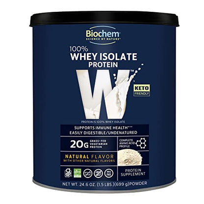 Biochem, Whey Protein Powder, 20g of Protein to Support Muscles and Intense Workouts BiochemUS supplements