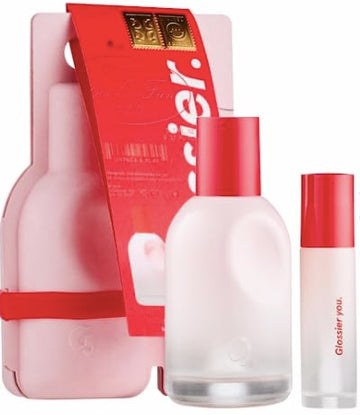 Glossier You Limited Edition Two of You Eau de Parfum Holiday Gift Set - Full Size Spray (1.7oz / 50ml) and Travel Size Rollerball (0.27oz / 8ml) GlossierAu supplements