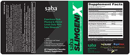 Saba SlimGenix -Energy, Weight Management, Appetite Control, Focus, Fat Burner SabaUS supplements