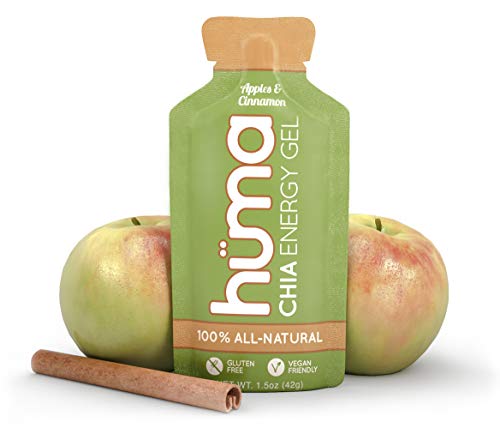 Huma Chia Energy Gel, Apples & Cinnamon, 12 Gels - Premier Sports Nutriti HÜMA CHIA ENERGY GELUS supplements