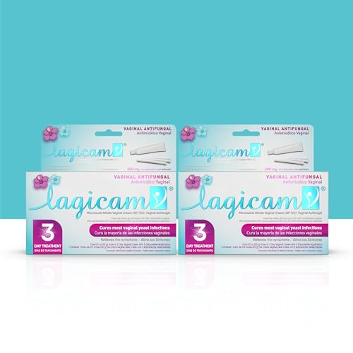 Lagicam Vaginal Yeast Infection, Antifungal 3 Day Miconazole Nitrate Treatment Cream, Relief for Itching LAGICAM VAu supplements