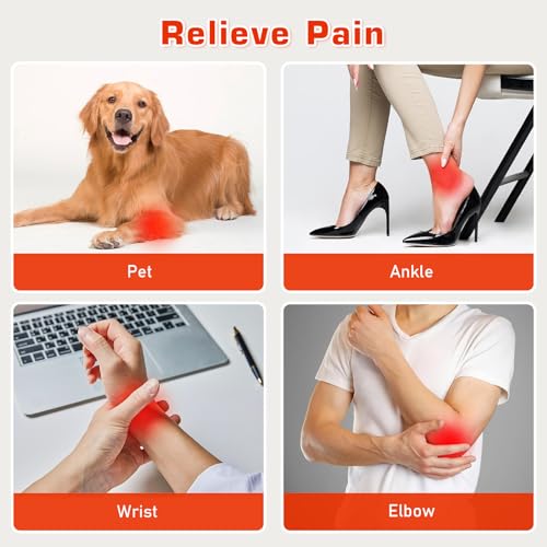 Red Light Therapy Belt for Neck, Near Infrared Light Therapy Belt Wearable Infrared Neck Wrap ViconorAu supplements