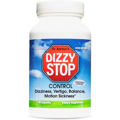 Dizzy Stop Dr. Barton’s All-Natural Vertigo Comfort, Inner Ear Balance Supp Dizzy StopUS supplements