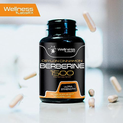 WELLNESS LABSRX Berberine Supplement 1500mg - Liposomal Berberine with Ceylon WELLNESS LABSRXUS supplements