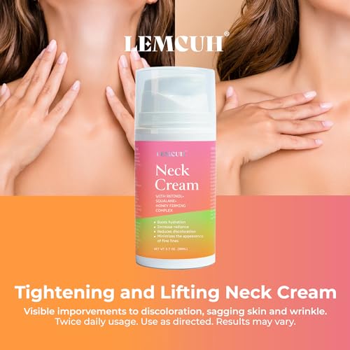 Neck Firming Cream for Women: Neck Cream - Neck Tightening Cream - Neck Creams LemcuhUS supplements