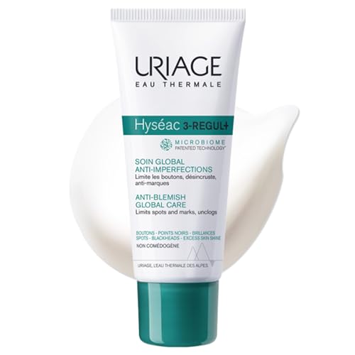 Uriage Hyseac 3-regul+ | Face Moisturizer For Oily Skin Prone To Acne. Pimples, Spots UriageUS supplements