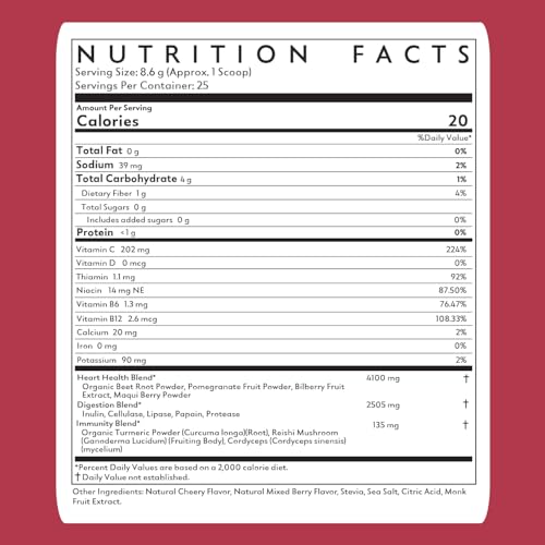 Natrava Beets+ | Organic Beet Root Powder, Vitamins, and Prebiotics | Supports Healthy NatravaAu supplements