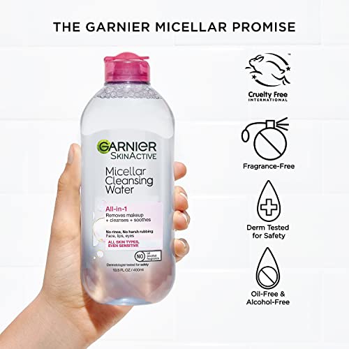 Garnier SkinActive Micellar Water for All Skin Types, Facial Cleanser & Makeup Remover GarnierAu supplements