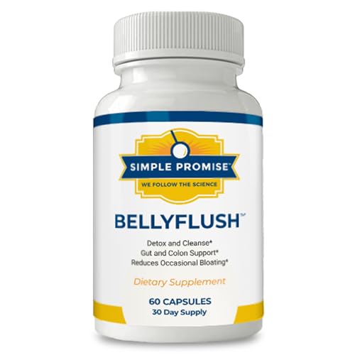Simple Promise - BellyFlush - Detox and Colon Cleanse - Supports Digestive Health, 60 Capsules Simple PromiseUS supplements