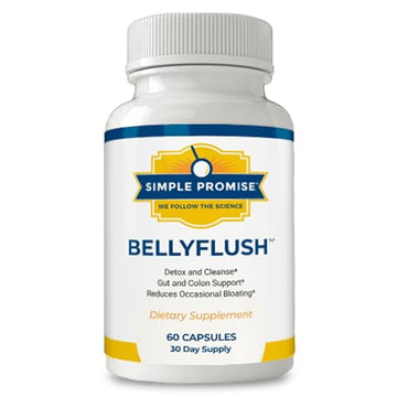 Simple Promise - BellyFlush - Detox and Colon Cleanse - Supports Digestive Health, 60 Capsules Simple PromiseAu supplements