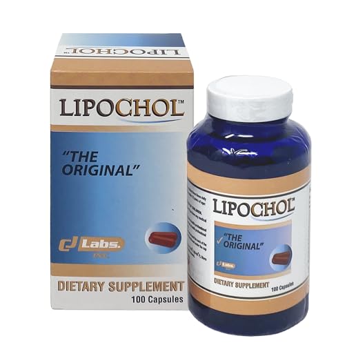 LIPOCHOL, Liver Health, Vitamin and Nutrient Boost (100 Capsules/Pack of 1) LIPOCHOLAu supplements