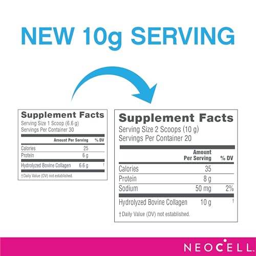 NeoCell Super Collagen Powder, 10g Collagen Peptides per Serving, Gluten Free NeoCellAu supplements