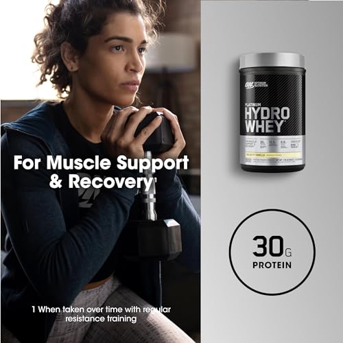 Optimum Nutrition Platinum Hydrowhey Protein Powder, 100% Hydrolyzed Whey Protein Optimum NutritionUS supplements
