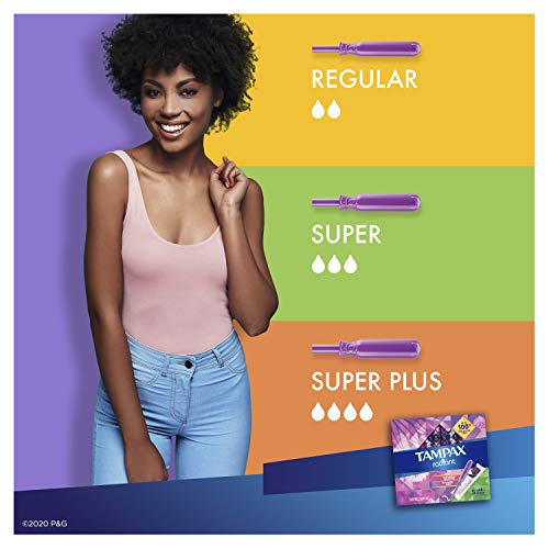 Tampax Radiant Tampons, Super Absorbency, With Leakguard Braid, Unscented, 28 Count TampaxAu supplements