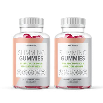 (Official 2 Pack) Slimming Gummies It Works with Apple Cider Vinegar and Sicilian Blood Orange Extract Max-BioAu supplements
