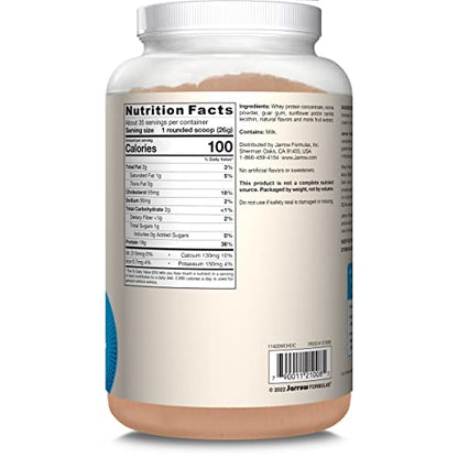 Jarrow Formulas Whey Protein With 18 g of Protein, 3.8 g of BCAAs, & Glutamine, Dietary Jarrow FormulasUS supplements