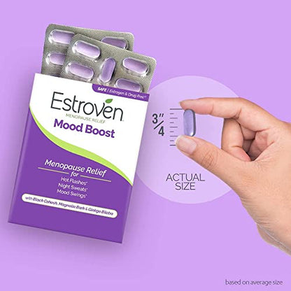 Estroven Complete Multi-Symptom Menopause Supplement for Women & Mood Boost EstrovenUS supplements