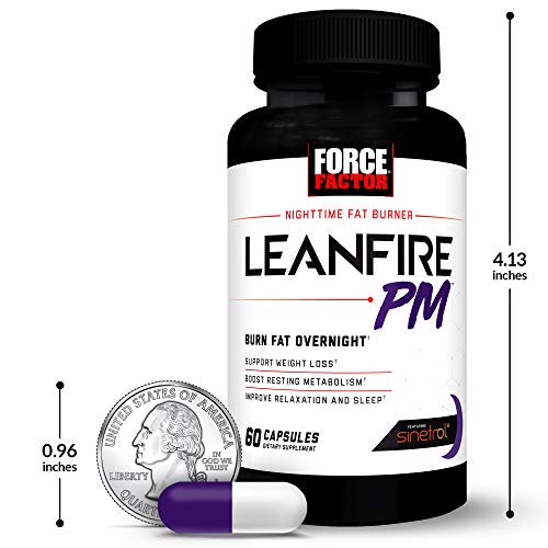Force Factor LeanFire PM Weight Loss Pills for Women & Men, Fat Burner & Overnight Force FactorAu supplements