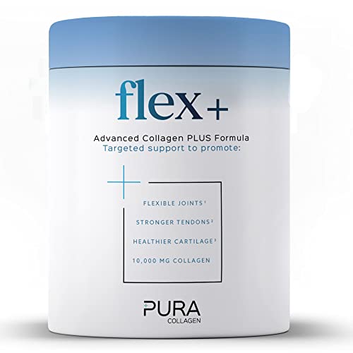 Pura Collagen Powdered Supplement Flex+, 10,000 mg Hydrolysed Peptides, Vitamin C & Manganese Pura CollagenAu supplements