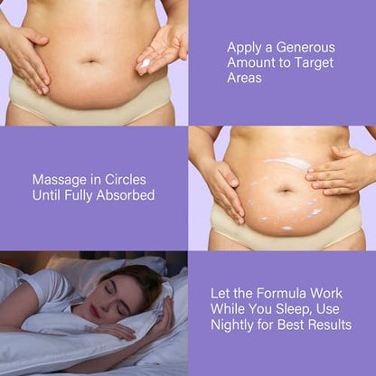 Belly Firming Cream, Overnight Toning Body Cream - Skin Tightening & Cellulite Cream COSINGKINUS supplements