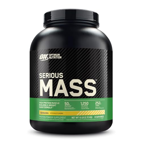Optimum Nutrition Serious Mass, Weight Gainer Protein Powder with Creatine, Added Optimum NutritionUS supplements