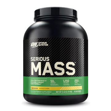 Optimum Nutrition Serious Mass, Weight Gainer Protein Powder with Creatine, Added Optimum NutritionUS supplements