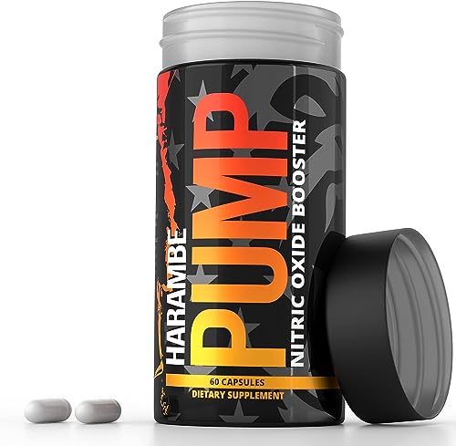 Harambe Pump - Nitric Oxide Supplement with Nitrosigine, S7, and BioPerine - Best Pre Harambe BloodAu supplements