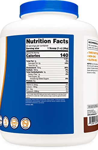 Nutricost Whey Protein Concentrate (Chocolate) 5LBS NutricostUS supplements