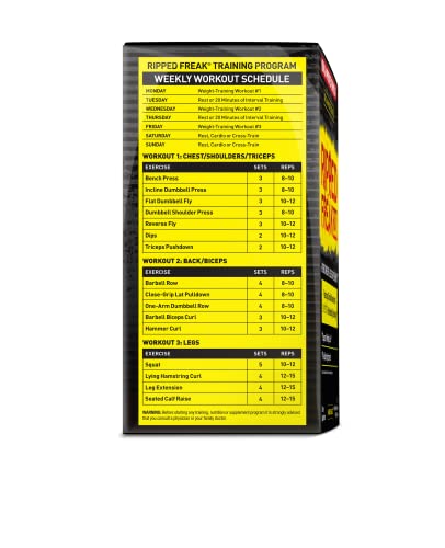 Pharmafreak Ripped Freak 2.0 - Hybrid Weight Loss Supplement - USA - 60ct (Bottle Only) PharmafreakUS supplements