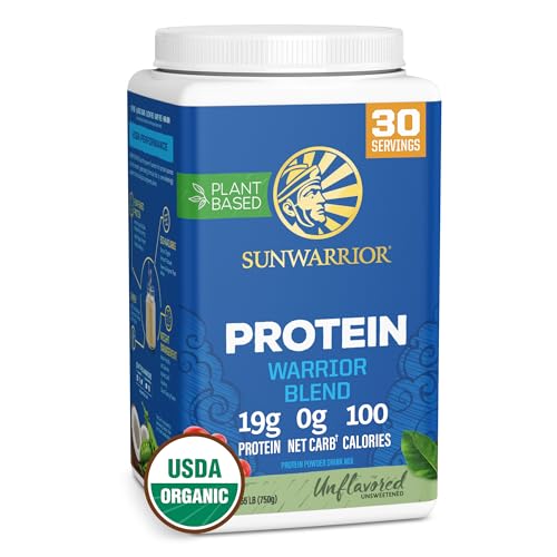 Vegan Organic Protein Powder Plant-based | BCAA Amino Acids Hemp Seed Soy Free SunwarriorUS supplements