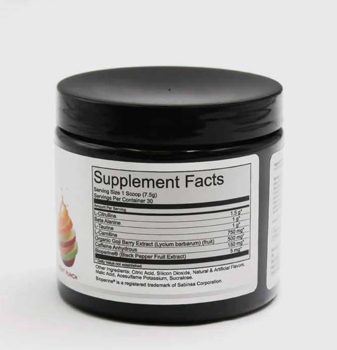 JML PreWorkout Includes GOGI Berry JML LEVITATE NUTRITIONAu supplements