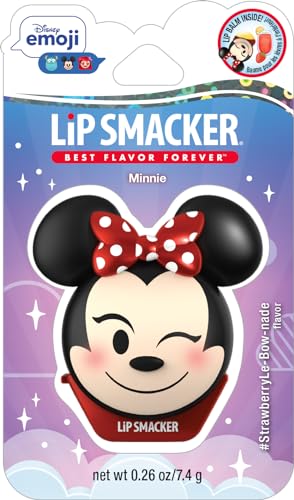 Lip Smacker Disney Minnie Mouse Emoji Lip Balm, Strawberry Lemonade Flavored, Clear, For Kids Lip SmackerAu supplements