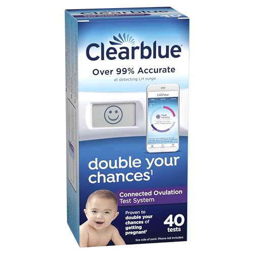 Clearblue Connected Ovulation Test System featuring Bluetooth connectivity and Advanced ClearblueUS supplements