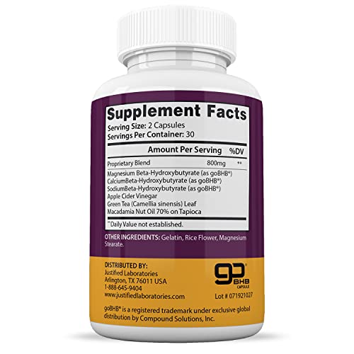 (2 Pack) Keto Advantage Keto Burn Pills Includes Apple Cider Vinegar goBHB Exogenous Justified LaboratoriesUS supplements