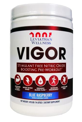 Leviathan Wellness Vigor - Stimulant Free, Nitric Oxide Boosting Pre-Workout Powder Leviathan WellnessAu supplements