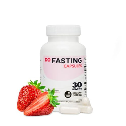 DOFASTING Glucomannan Capsules, Fiber Supplement Glucomannan, Sugar Cravings Blocker DOFASTINGUS supplements