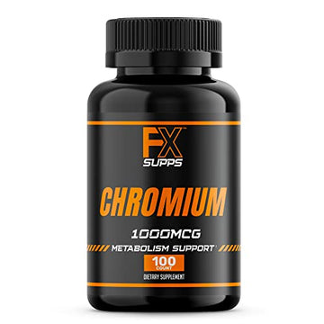 FX Supps Chromium Polynicotinate 1000 mcg (100 Capsules) Weight Management Supplements FXSUPPSAu supplements