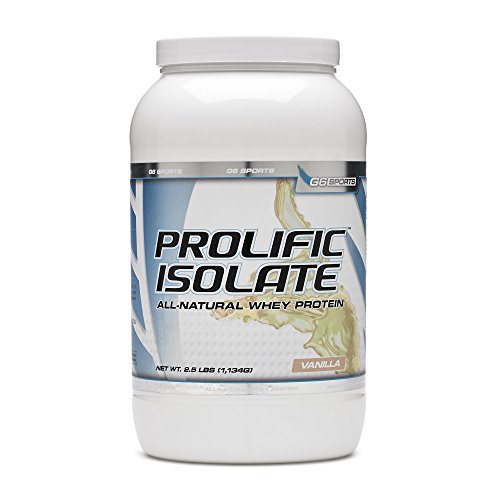 G6 Sports Nutrition Prolific Isolate All Natural Whey Protein Isolate Gluten Free, Lactose G6 SportsUS supplements