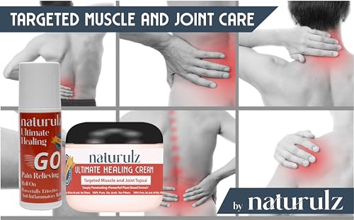 Naturulz Ultimate Healing Cream 4 Ounce Fast-Acting Topical for Backs, Knees, Shoulders, Muscles NaturulzAu supplements