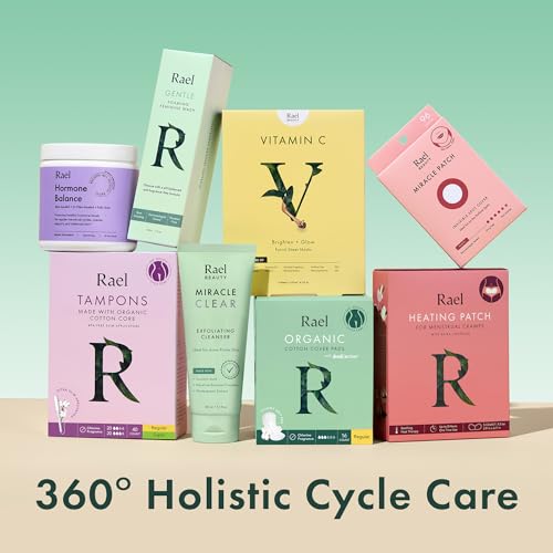 Rael Pads for Women, Organic Cotton Cover - Period Pads with Wings, Feminine Care, Sanitary Napkins RaelAu supplements