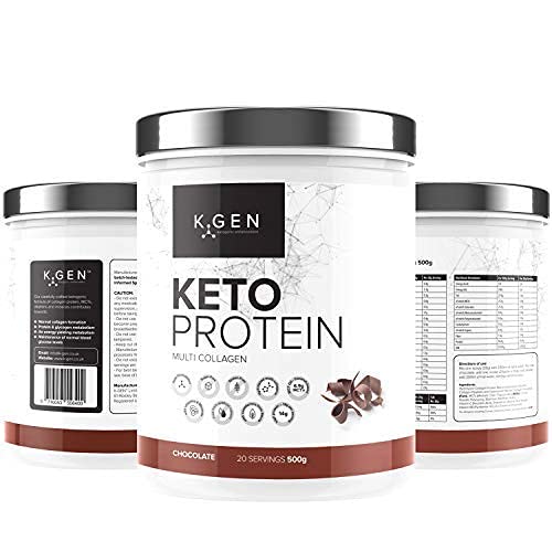 K-GEN™ Keto Collagen Protein Powder Natural Multi Collagen Chocolate Blend, Coconut MCT Vitamin C+B6 K GEN ketogenic enhancementAu supplements