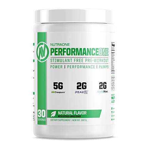 PerformanceOne Best Stimulant-Free Pre Workout Powder by NutraOne for Women and Men NutraOne NutritionUS supplements